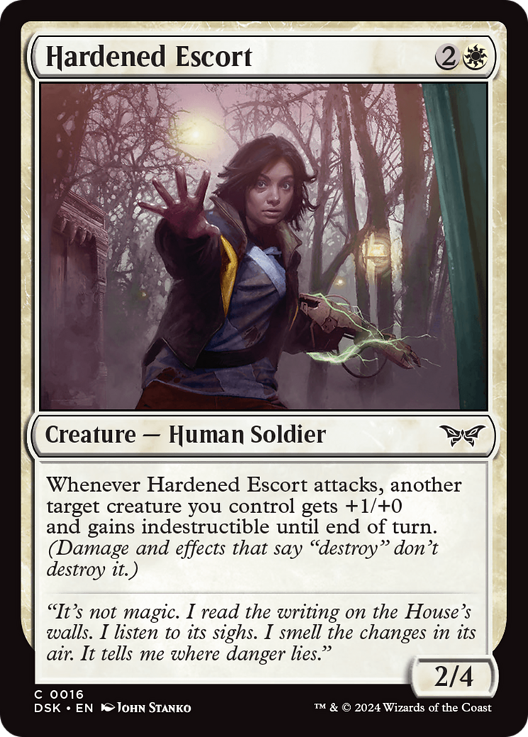 Hardened Escort [Duskmourn: House of Horror] - Magic: The Gathering - Card Brawlers | Quebec | Canada |