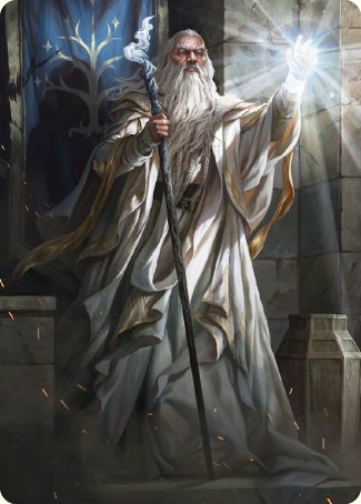 Gandalf the White Art Card [The Lord of the Rings: Tales of Middle-earth Art Series] - Magic: The Gathering - Card Brawlers | Quebec | Canada |