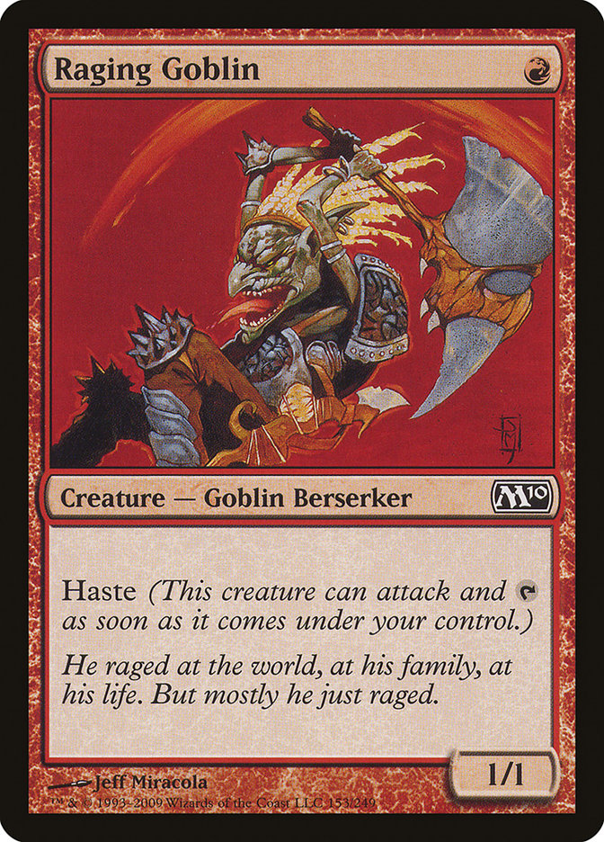Raging Goblin [Magic 2010] - Magic: The Gathering - Card Brawlers | Quebec | Canada |
