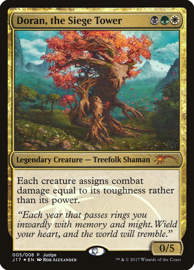 Doran, the Siege Tower [Judge Gift Cards 2017] - Magic: The Gathering - Card Brawlers | Quebec | Canada |