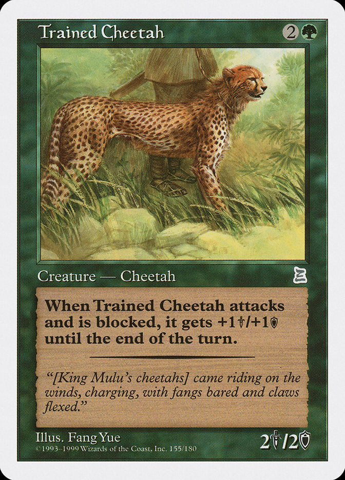 Trained Cheetah [Portal Three Kingdoms] - Magic: The Gathering - Card Brawlers | Quebec | Canada |
