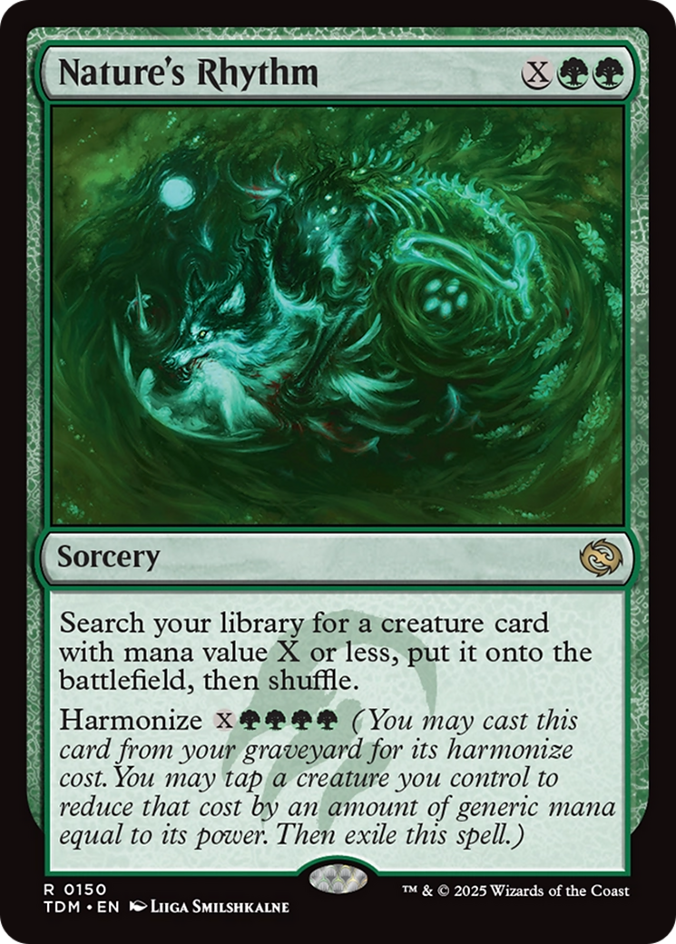 Nature's Rhythm [Tarkir: Dragonstorm] - Magic: The Gathering - Card Brawlers | Quebec | Canada |