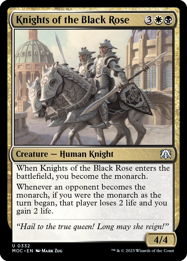 Knights of the Black Rose [March of the Machine Commander] - Magic: The Gathering - Card Brawlers | Quebec | Canada |