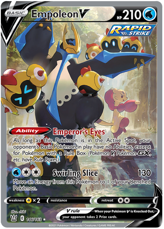 Empoleon V (146/163) [Sword & Shield: Battle Styles] - Pokémon - Card Brawlers | Quebec | Canada |