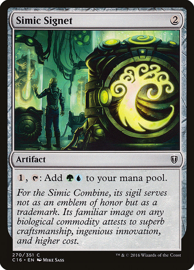 Simic Signet [Commander 2016] - Magic: The Gathering - Card Brawlers | Quebec | Canada |