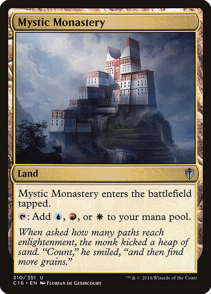 Mystic Monastery [Commander 2016] - Magic: The Gathering - Card Brawlers | Quebec | Canada |