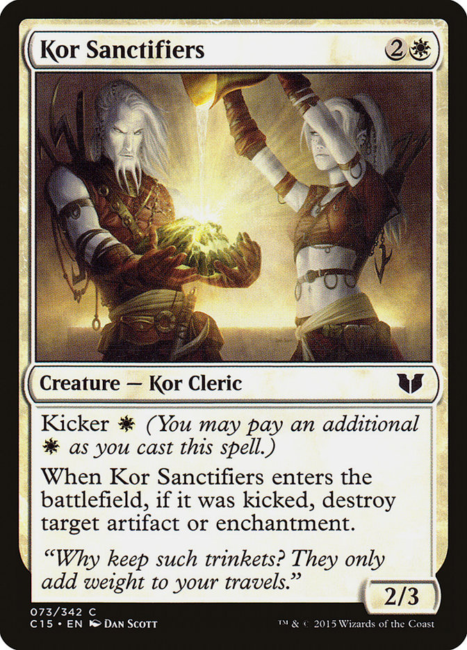Kor Sanctifiers [Commander 2015] - Magic: The Gathering - Card Brawlers | Quebec | Canada |