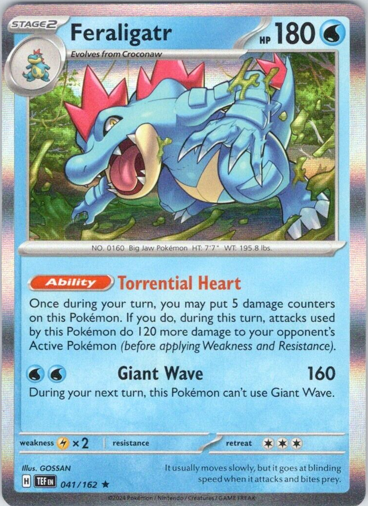 Feraligatr (041/162) [Scarlet & Violet: Temporal Forces] - Pokémon - Card Brawlers | Quebec | Canada |