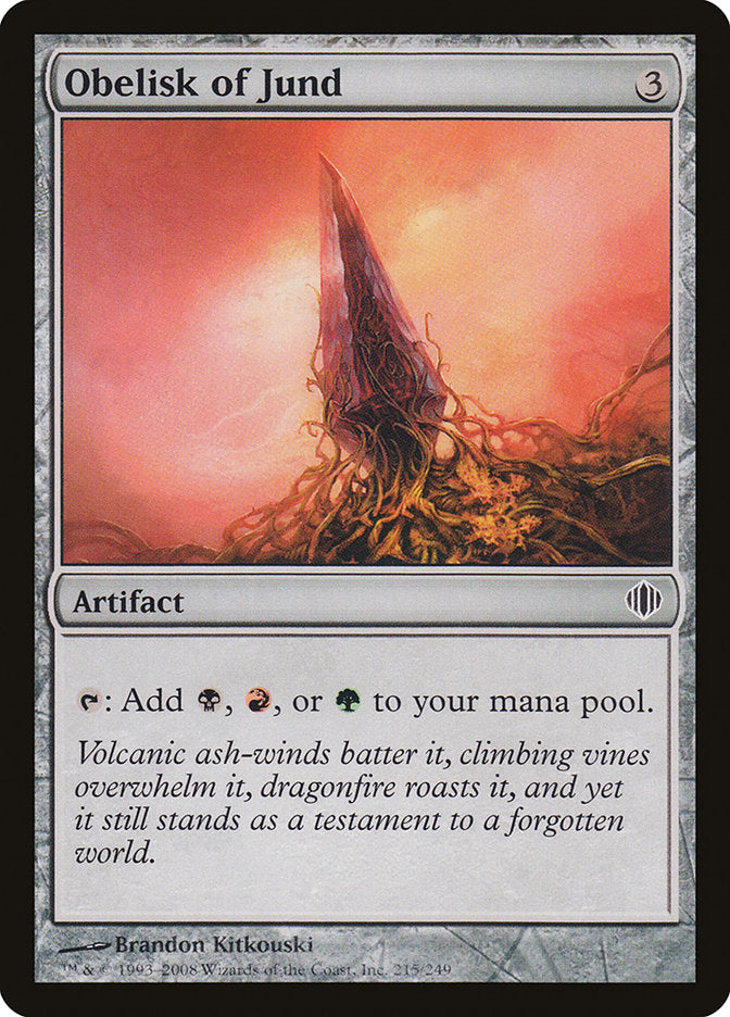 Obelisk of Jund [Shards of Alara] - Magic: The Gathering - Card Brawlers | Quebec | Canada |