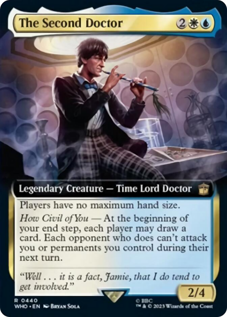 The Second Doctor (Extended Art) [Doctor Who] - Magic: The Gathering - Card Brawlers | Quebec | Canada |