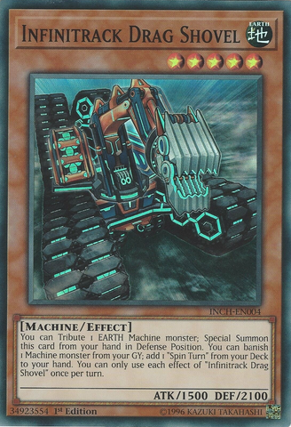 Infinitrack Drag Shovel [INCH-EN004] Super Rare - Yu-Gi-Oh! - Card Brawlers | Quebec | Canada |