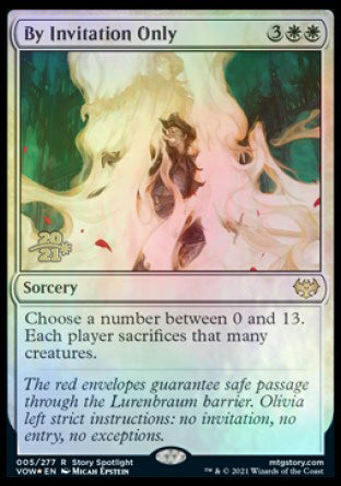 By Invitation Only [Innistrad: Crimson Vow Prerelease Promos] - Magic: The Gathering - Card Brawlers | Quebec | Canada |