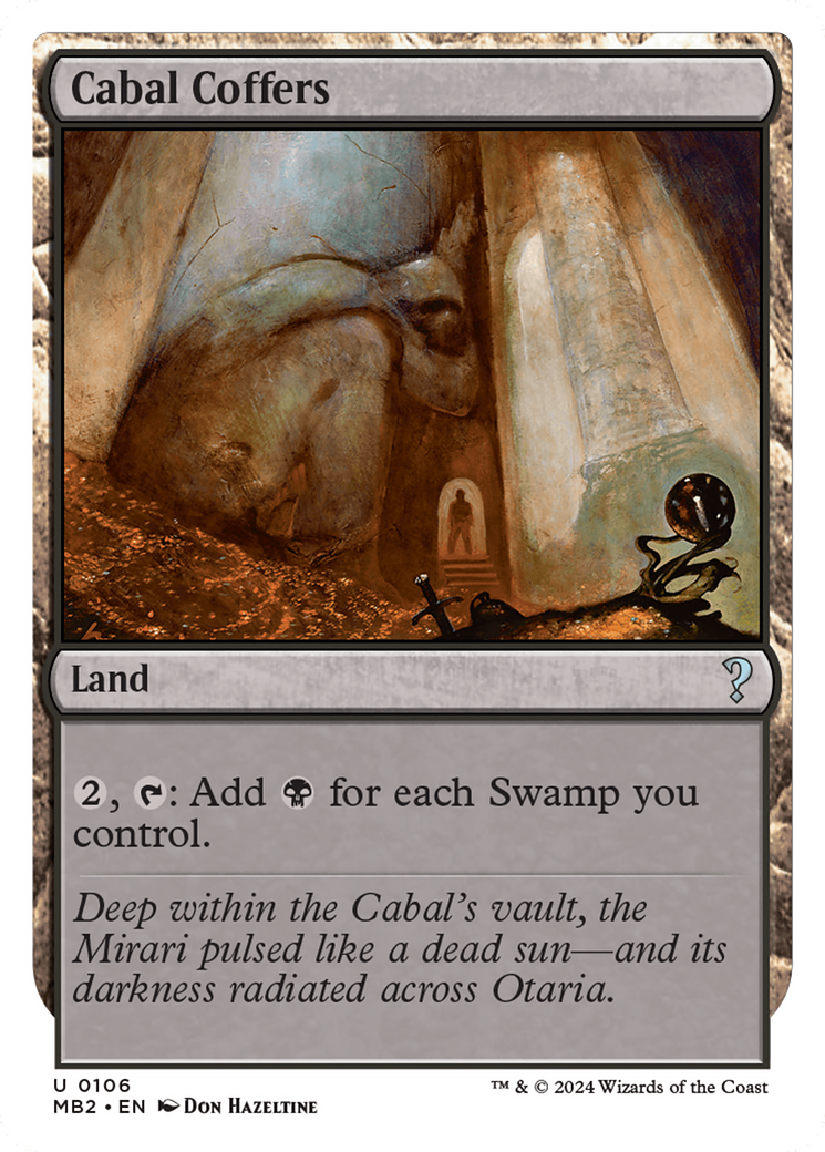 Cabal Coffers (White Border) [Mystery Booster 2] - Magic: The Gathering - Card Brawlers | Quebec | Canada |