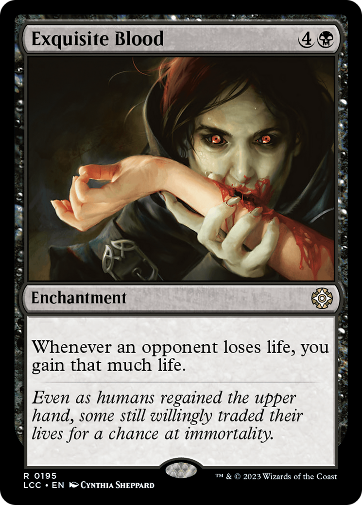 Exquisite Blood [The Lost Caverns of Ixalan Commander] - Magic: The Gathering - Card Brawlers | Quebec | Canada |