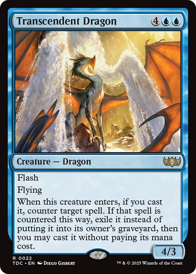 Transcendent Dragon [Tarkir: Dragonstorm Commander] - Magic: The Gathering - Card Brawlers | Quebec | Canada |