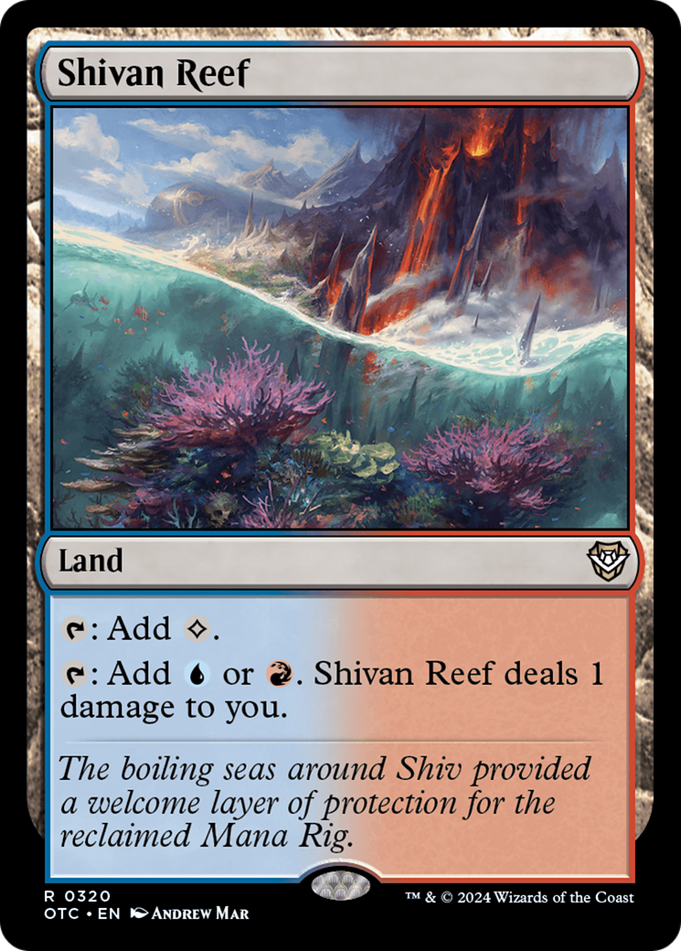 Shivan Reef [Outlaws of Thunder Junction Commander] - Magic: The Gathering - Card Brawlers | Quebec | Canada |