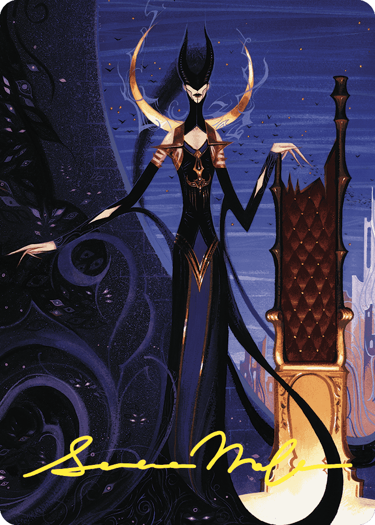 Ashiok, Wicked Manipulator Art Card (57/81) (Gold-Stamped Signature) [Wilds of Eldraine Art Series] - Magic: The Gathering - Card Brawlers | Quebec | Canada |