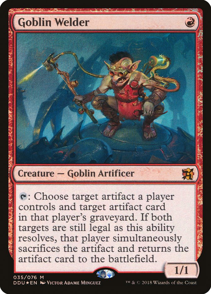 Goblin Welder [Duel Decks: Elves vs. Inventors] - Magic: The Gathering - Card Brawlers | Quebec | Canada |