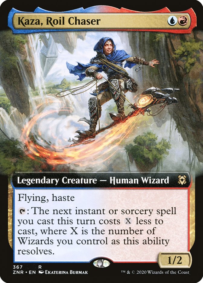 Kaza, Roil Chaser (Extended Art) [Zendikar Rising] - Magic: The Gathering - Card Brawlers | Quebec | Canada |