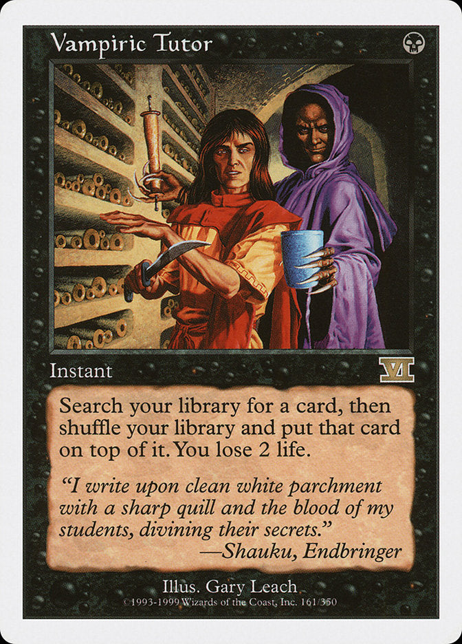 Vampiric Tutor [Classic Sixth Edition] - Magic: The Gathering - Card Brawlers | Quebec | Canada |