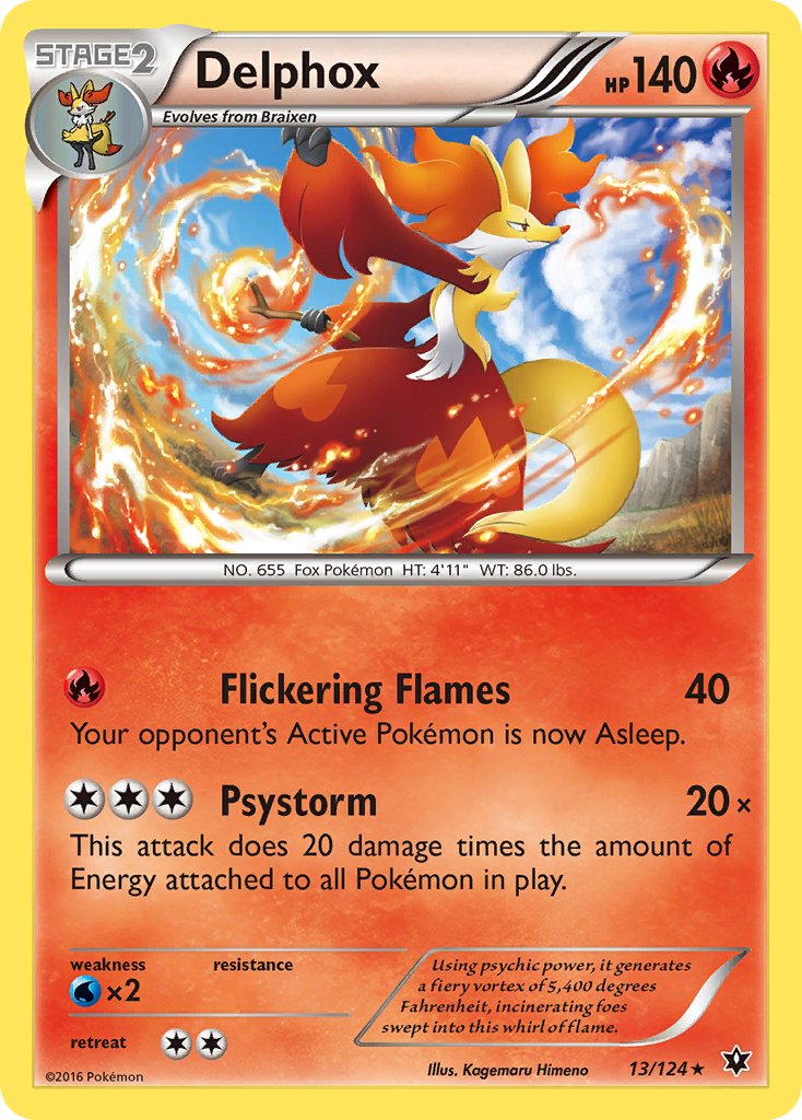 Delphox (13/124) (Theme Deck Exclusive) [XY: Fates Collide] - Pokémon - Card Brawlers | Quebec | Canada |