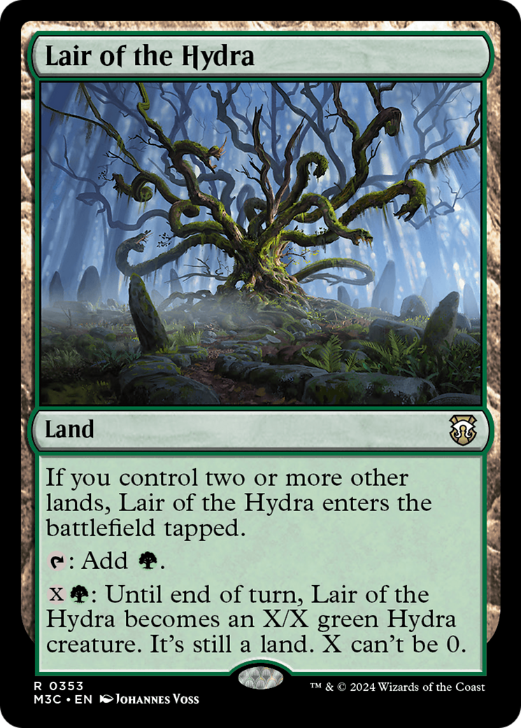 Lair of the Hydra (Ripple Foil) [Modern Horizons 3 Commander] - Magic: The Gathering - Card Brawlers | Quebec | Canada |