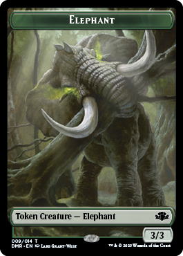 Elephant // Griffin Double-Sided Token [Dominaria Remastered Tokens] - Magic: The Gathering - Card Brawlers | Quebec | Canada |
