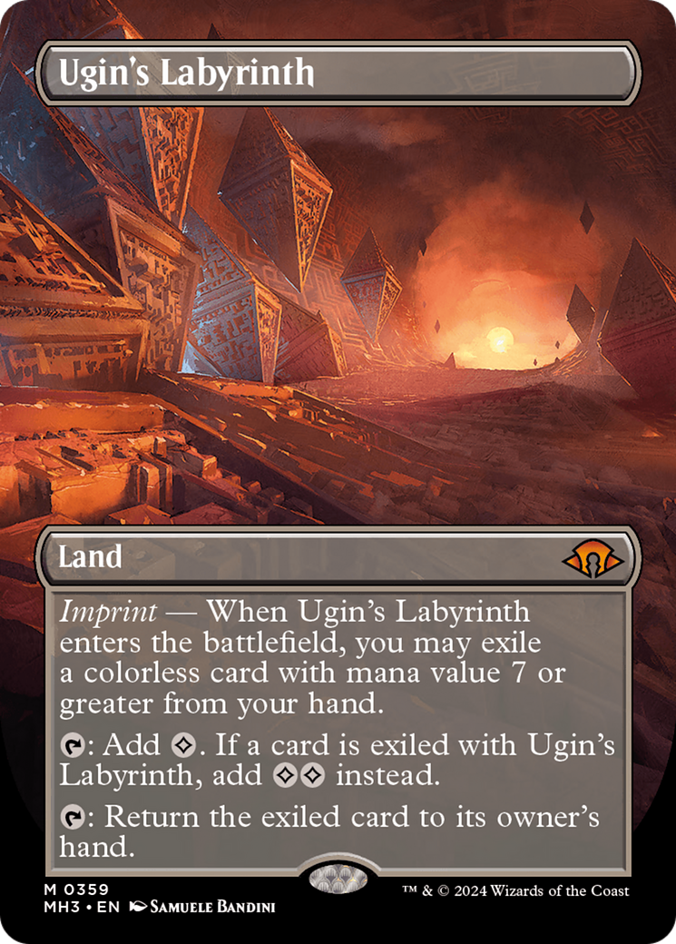Ugin's Labyrinth (Borderless) [Modern Horizons 3] - Magic: The Gathering - Card Brawlers | Quebec | Canada |