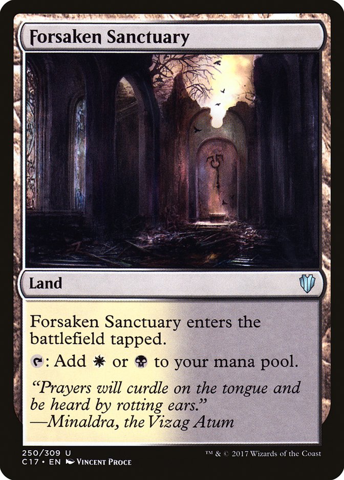 Forsaken Sanctuary [Commander 2017] - Magic: The Gathering - Card Brawlers | Quebec | Canada |
