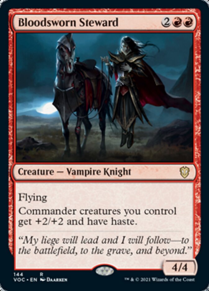 Bloodsworn Steward [Innistrad: Crimson Vow Commander] - Magic: The Gathering - Card Brawlers | Quebec | Canada |