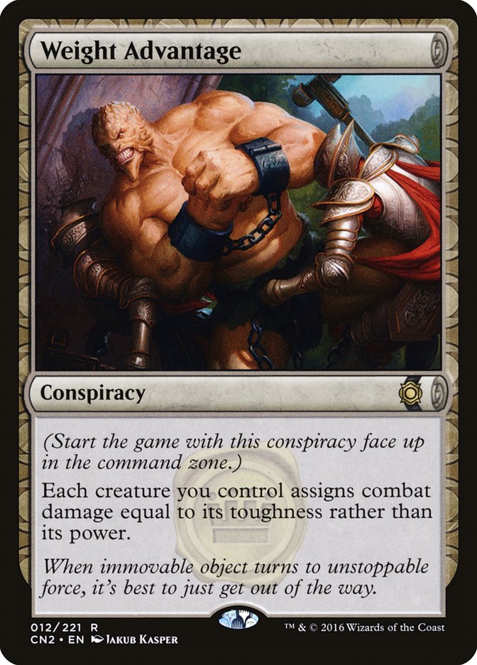 Weight Advantage [Conspiracy: Take the Crown] - Magic: The Gathering - Card Brawlers | Quebec | Canada |