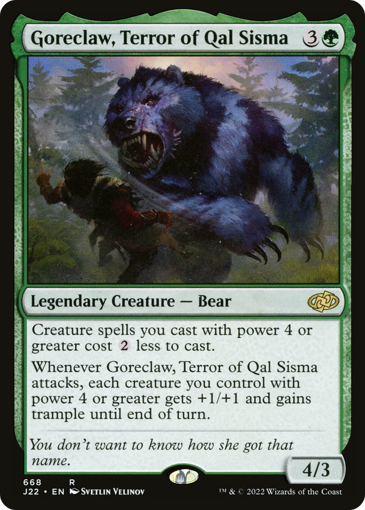 Goreclaw, Terror of Qal Sisma [Jumpstart 2022] - Magic: The Gathering - Card Brawlers | Quebec | Canada |