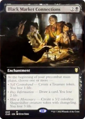 Black Market Connections (Extended Art) [Commander Legends: Battle for Baldur's Gate] - Magic: The Gathering - Card Brawlers | Quebec | Canada |