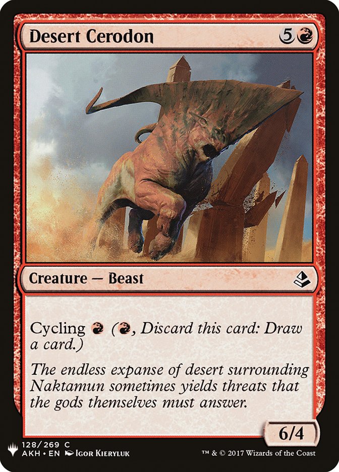 Desert Cerodon [Mystery Booster] - Magic: The Gathering - Card Brawlers | Quebec | Canada |