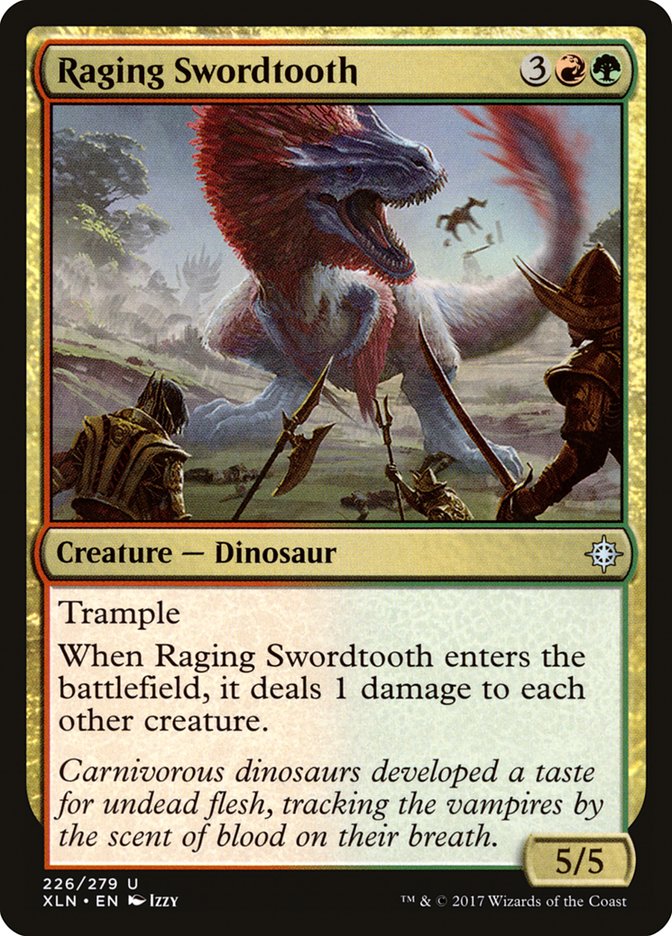 Raging Swordtooth [Ixalan] - Magic: The Gathering - Card Brawlers | Quebec | Canada |