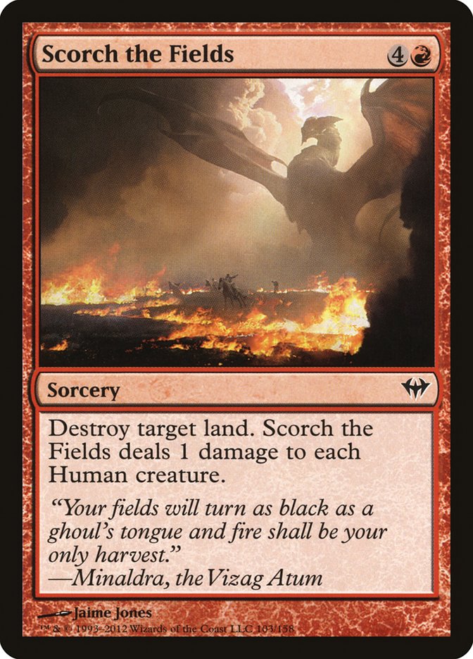 Scorch the Fields [Dark Ascension] - Magic: The Gathering - Card Brawlers | Quebec | Canada |