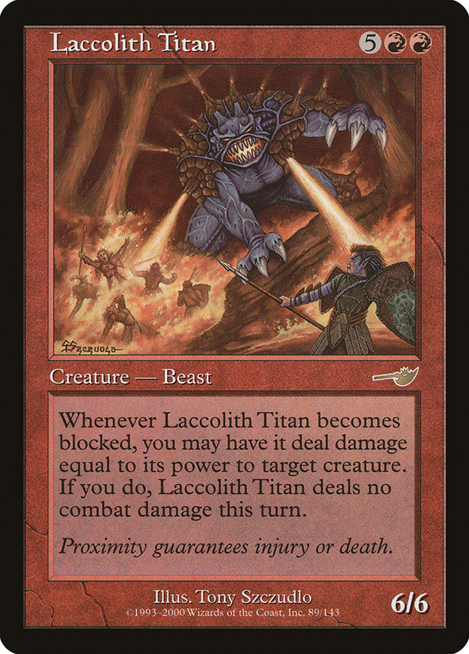 Laccolith Titan [Nemesis] - Magic: The Gathering - Card Brawlers | Quebec | Canada |