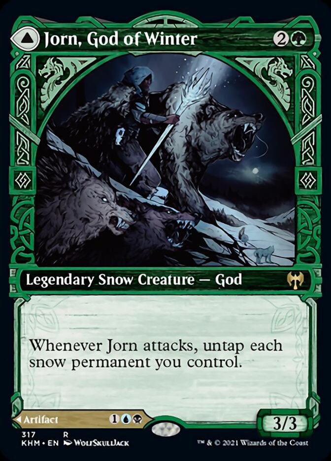 Jorn, God of Winter // Kaldring, the Rimestaff (Showcase) [Kaldheim] - Magic: The Gathering - Card Brawlers | Quebec | Canada |