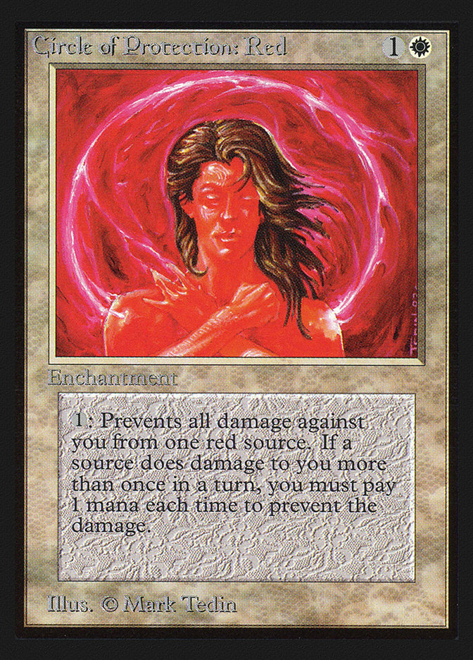 Circle of Protection: Red [Collectors' Edition] - Magic: The Gathering - Card Brawlers | Quebec | Canada |