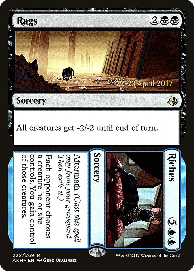 Rags // Riches [Amonkhet Prerelease Promos] - Magic: The Gathering - Card Brawlers | Quebec | Canada |