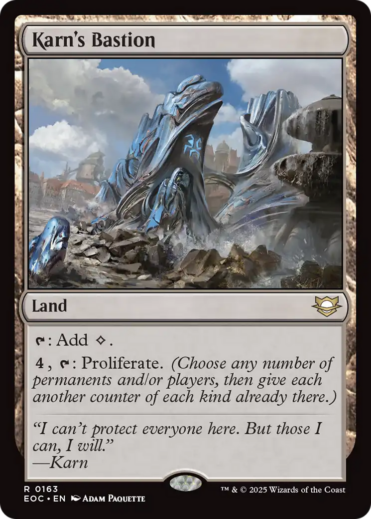 Karn's Bastion [Edge of Eternities Commander] - Magic: The Gathering - Card Brawlers | Quebec | Canada |