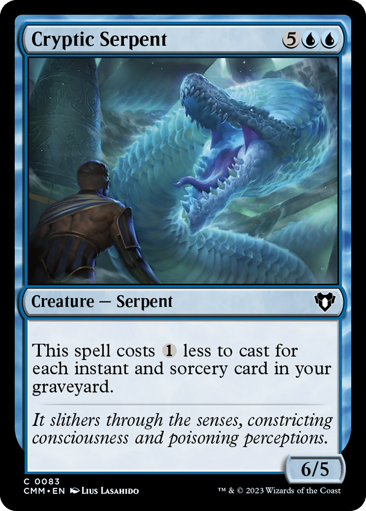 Cryptic Serpent [Commander Masters] - Magic: The Gathering - Card Brawlers | Quebec | Canada |