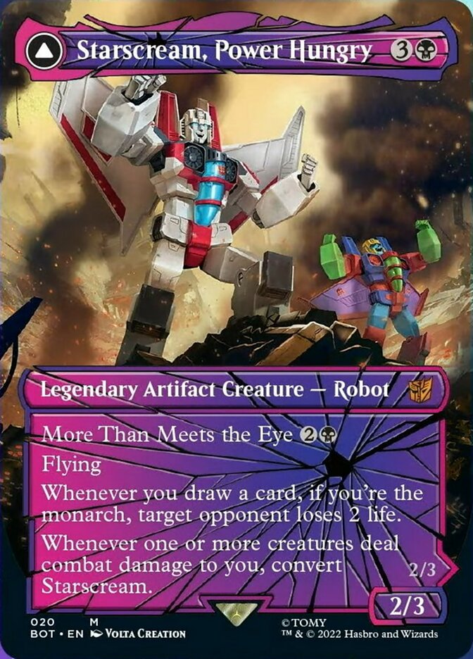 Starscream, Power Hungry // Starscream, Seeker Leader (Shattered Glass) [Transformers] - Magic: The Gathering - Card Brawlers | Quebec | Canada |