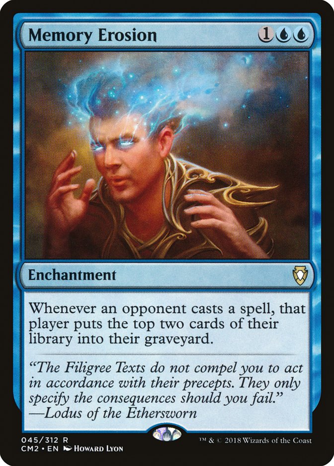 Memory Erosion [Commander Anthology Volume II] - Magic: The Gathering - Card Brawlers | Quebec | Canada |