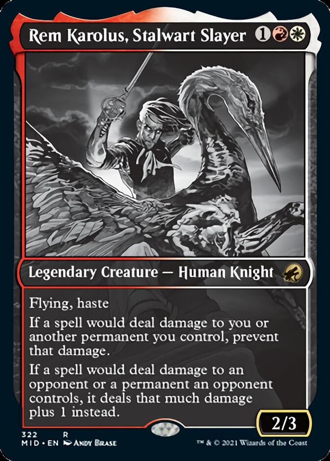 Rem Karolus, Stalwart Slayer (Showcase Eternal Night) [Innistrad: Midnight Hunt] - Magic: The Gathering - Card Brawlers | Quebec | Canada |