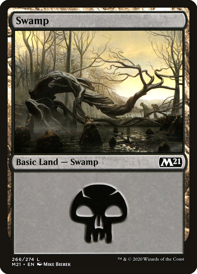 Swamp (266) [Core Set 2021] - Magic: The Gathering - Card Brawlers | Quebec | Canada |
