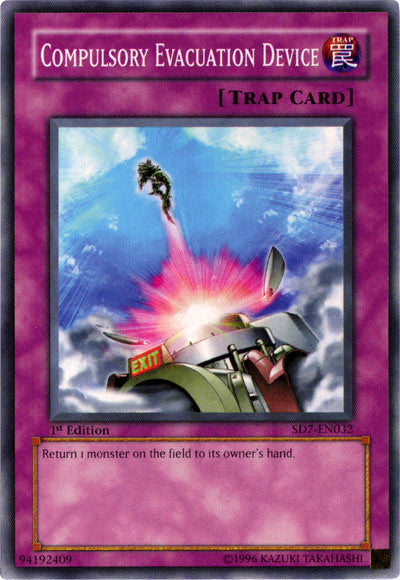 Compulsory Evacuation Device [SD7-EN032] Common - Yu-Gi-Oh! - Card Brawlers | Quebec | Canada |