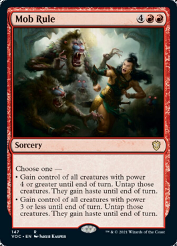 Mob Rule [Innistrad: Crimson Vow Commander] - Magic: The Gathering - Card Brawlers | Quebec | Canada |