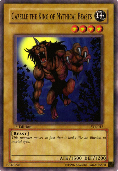 Gazelle the King of Mythical Beasts [SYE-013] Common - Yu-Gi-Oh! - Card Brawlers | Quebec | Canada |