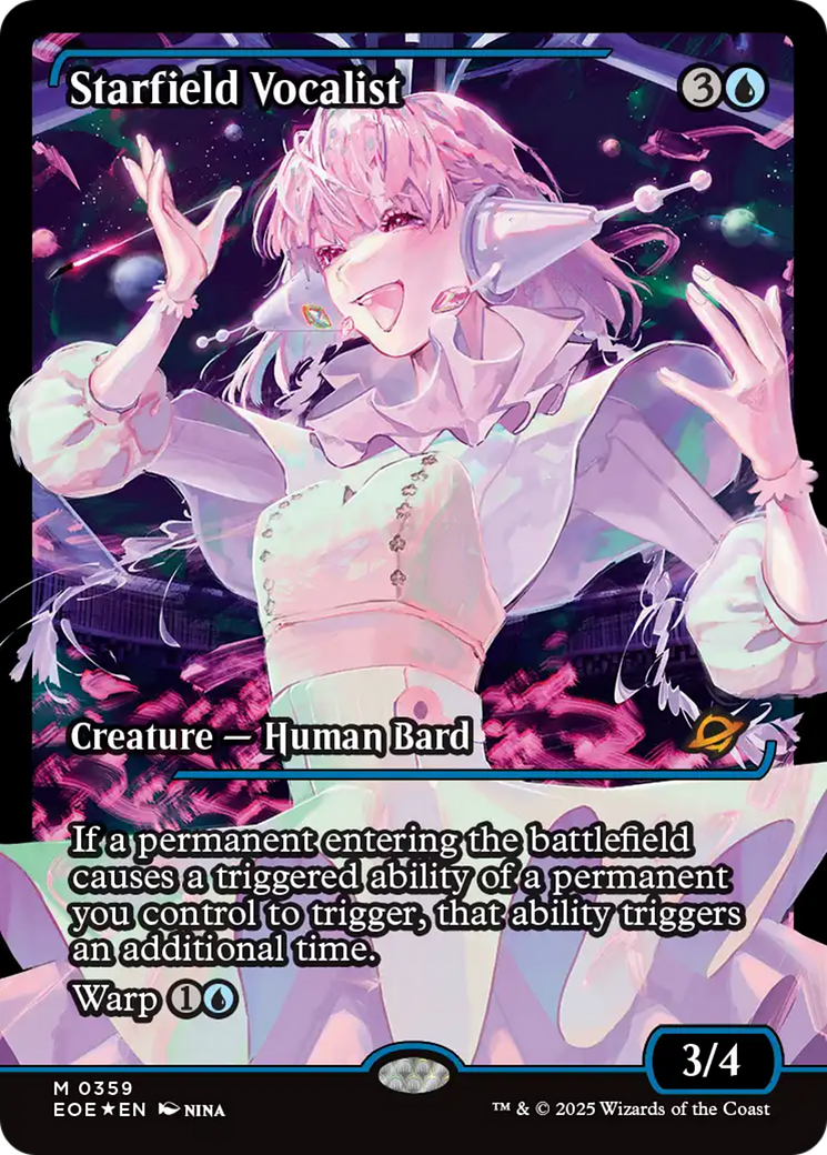Starfield Vocalist (Showcase) [Edge of Eternities] - Magic: The Gathering - Card Brawlers | Quebec | Canada |